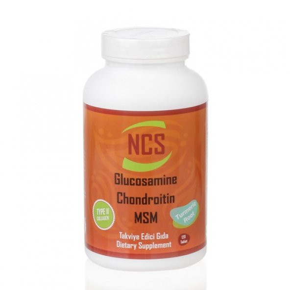 NCS Glucosamine Chondroitin MSM TYPE II Collagen Turmeric 120 Tablet
