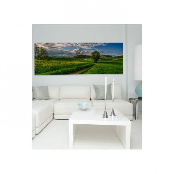 Artikel Yeşile Yolculuk 178x65 cm Duvar Resmi Duvar Kağıdı Manzara - 1