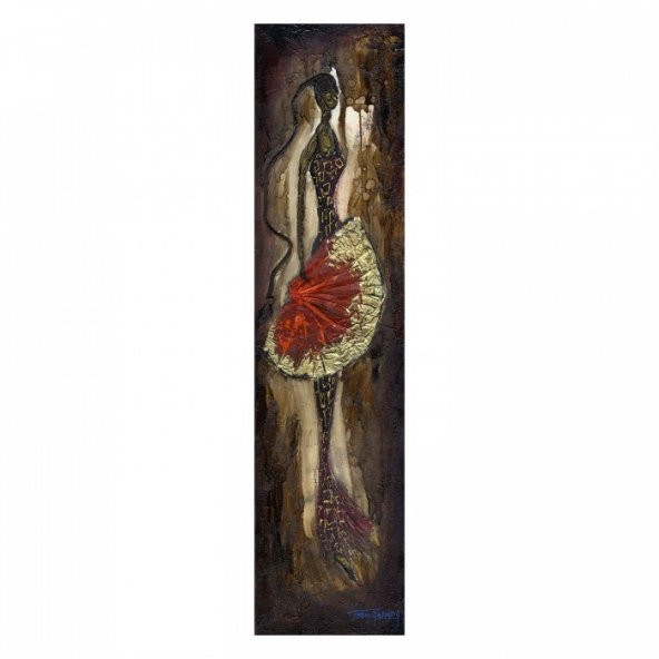 Woman-1 25x120 cm Kanvas Tablo