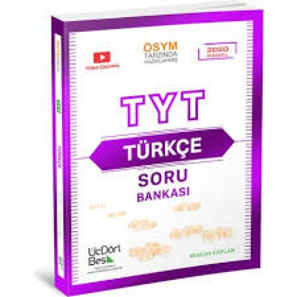 TYT Türkçe Soru Bankası Üç Dört Beş Yayınları 2020