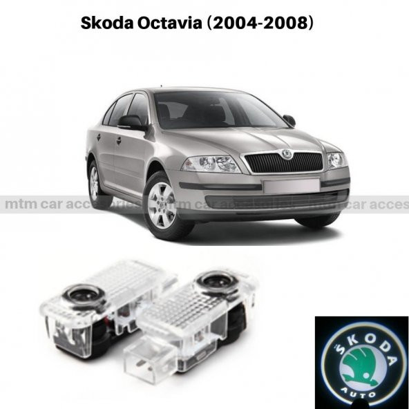 Skoda Octavia  Kapı Altı Led Logo 2004-2008 (MTM24-83)