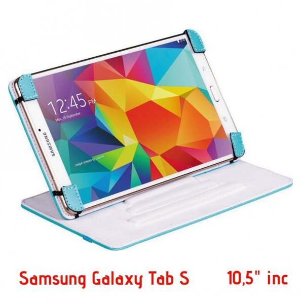 Mtmcar Samsung Galaxy Tab S Tablet Kılıfı Kırmızı 10,5 inc