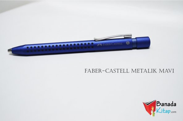 Faber Castell Grip 2011 Versatil Kalem 0.7mm Metalik Mavi (Blue Metallic)