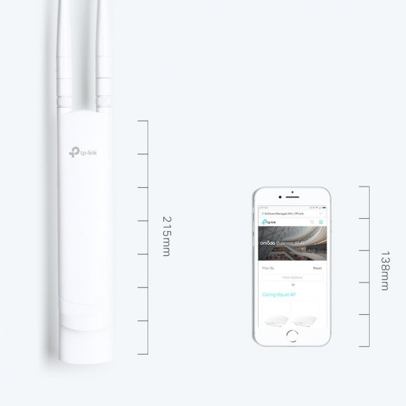 TP-LINK EAP110 1PORT POE 300Mbps OUTDOOR ACCESS POINT - 4