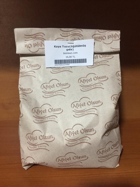 Öğütülmüş Kaya Tuzu 1 kg - Taş Değirmende Çekilmiş Gıda - 4