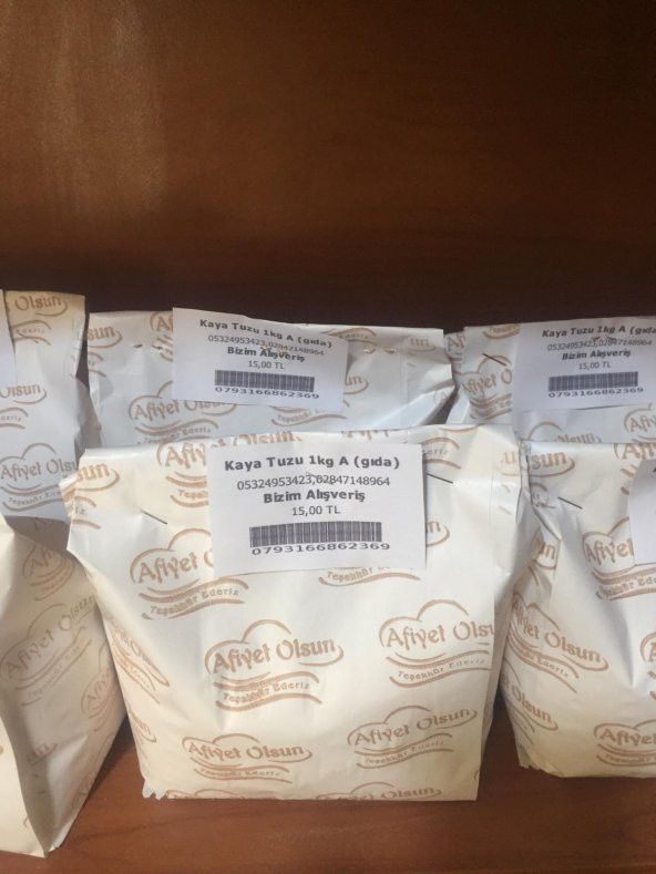 Öğütülmüş Kaya Tuzu 1 kg - Taş Değirmende Çekilmiş Gıda - 6