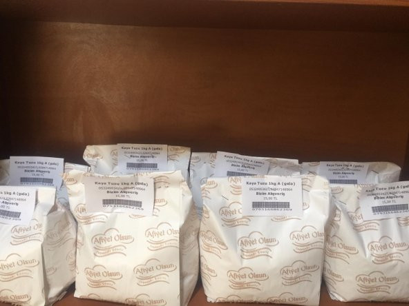 Öğütülmüş Kaya Tuzu 1 kg - Taş Değirmende Çekilmiş Gıda - 7