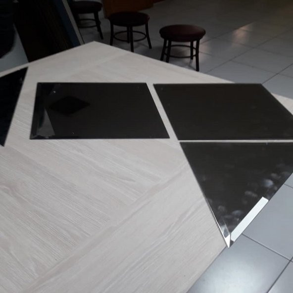 Ayna  Baklava Dilim  Bizoteli kendin yap ayna 40x40 ebat 1 adet 52 TL - 4