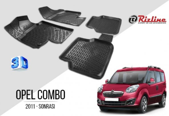 Opel Combo 2011 - Sonrası Paspas 3D