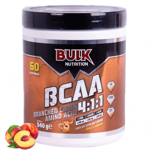 Bulk Nutrition BCAA 540 gr 60 Servis