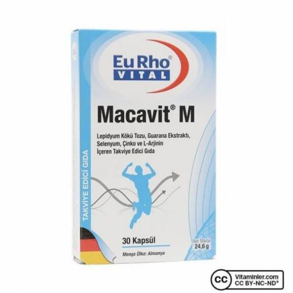 Eurho Vital Macavit M 30 Kapsül AROMASIZ