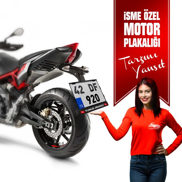 İsme Özel Motor Plakalığı