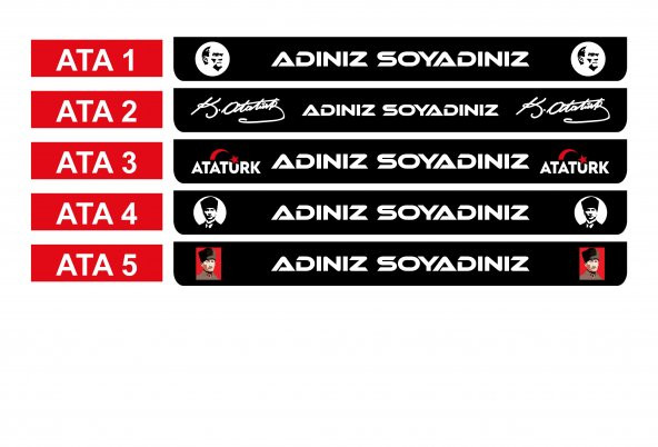 İsme Özel Motor Plakalığı - 5