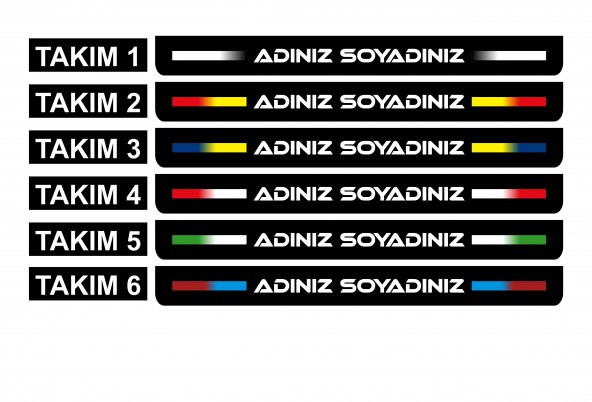 İsme Özel Motor Plakalığı - 8