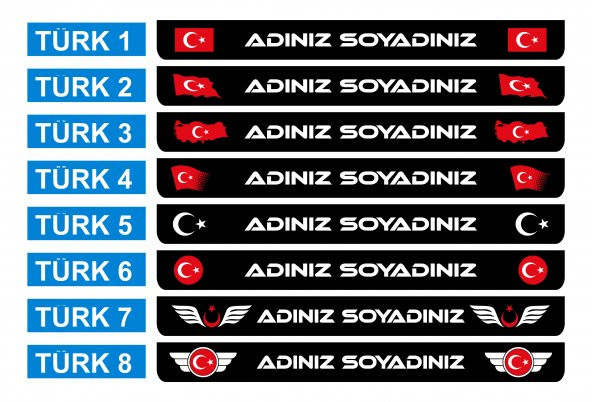 İsme Özel Motor Plakalığı - 9