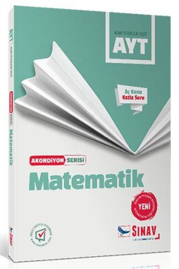 AYT Matematik Akordiyon Kitap Sınav Dergisi Yayınları