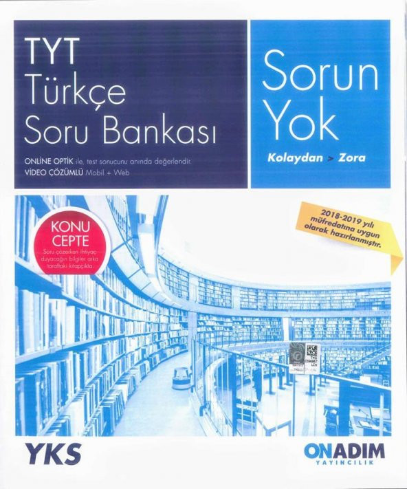 TYT Türkçe Soru Bankası (Onadım Yayınları)