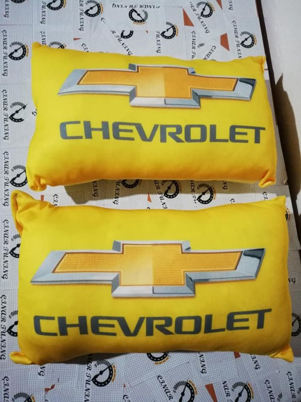 Chevrolet Boyun Yastığı Sarı Kumaş