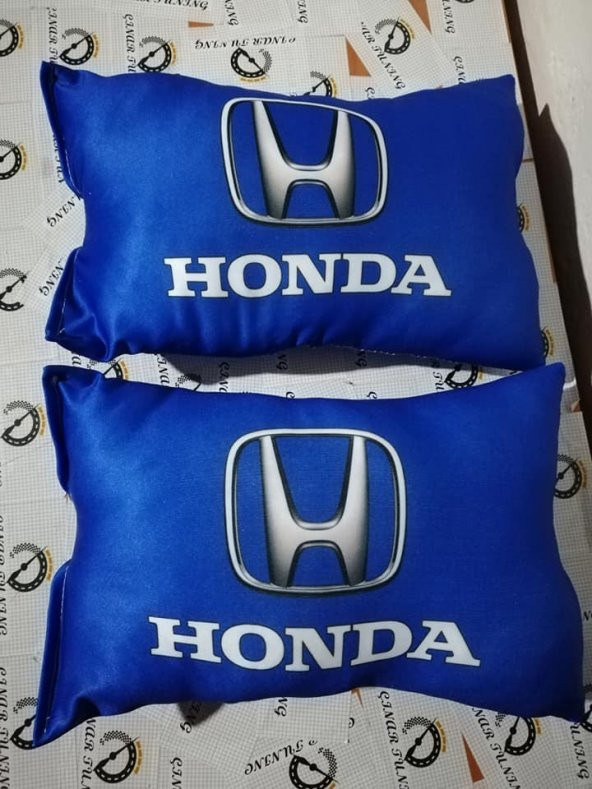 Honda Boyun Yastığı Mavi Kumaş