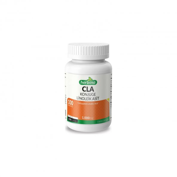 Herbina CLA Konjuge Linoleik Asit 100 Softjel 1000 mg