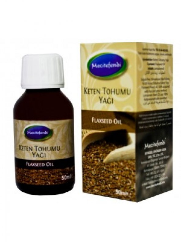 Mecitefendi Keten Tohumu Yağı 50 Ml (%100 Saf)