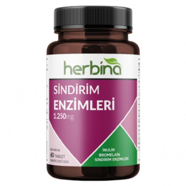 Herbina Sindirim Enzimleri Bromelain İnülin Lipaz Amilaz Proteaz