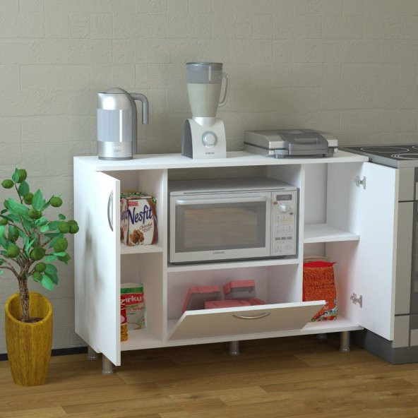 Platin Çok Amaçlı Mini Fırın Dolabı Mutfak Dolabı - 2