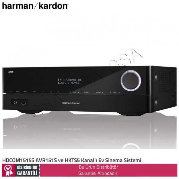 Harman-Kardon HDCOM1515S AVR151S ve HKTS5 Kanallı Ev Sinema Siste