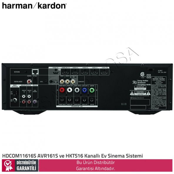 HARMAN KARDON HDCOM 1616S AVR161S Amfi ve HKTS16 5.1 Ses Sistemi - 3