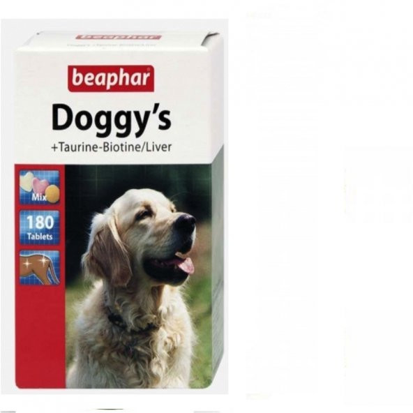 Beaphar Doggys Mix Biotin Taurin Köpek Vitamini 180 Tablet