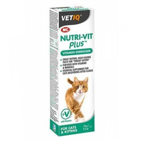Kediler için Vetiq Nutri-Vit Vitamin 70 gr