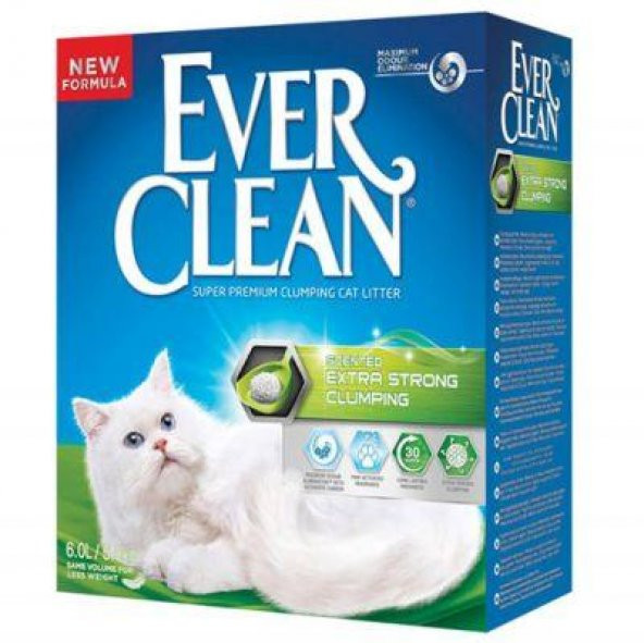 Ever Clean Scented Extra Strong Kedi Kumu 6 Lt