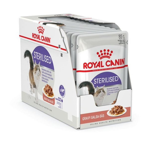 Royal Canin Sterilised Gravy Kısır Kedi Pouch Yaş Mama 85 Gr X 12 Adet