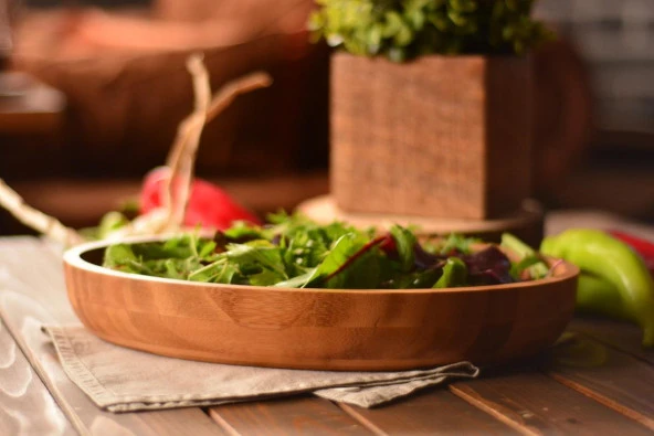 Bambum Pastore Oval Kase Küçük B0340 - 4