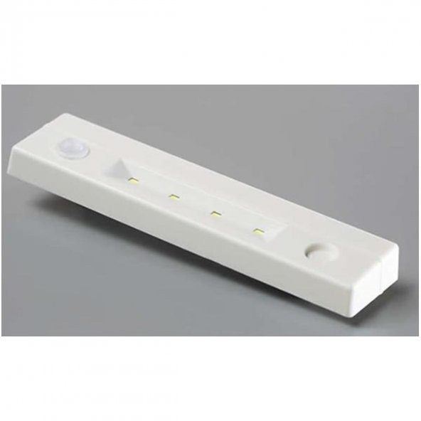 Dolap içi Hareket Sensörlü Led Işık Lamba Aydınlatma Pilli Beyaz - 2