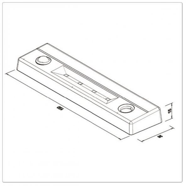 Dolap içi Hareket Sensörlü Led Işık Lamba Aydınlatma Pilli Beyaz - 4