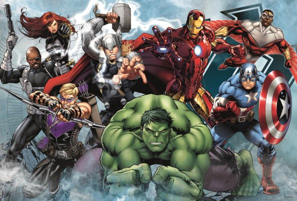 Trefl Puzzle Avengers Lets Attack, Marvel 100 Parça Yapboz