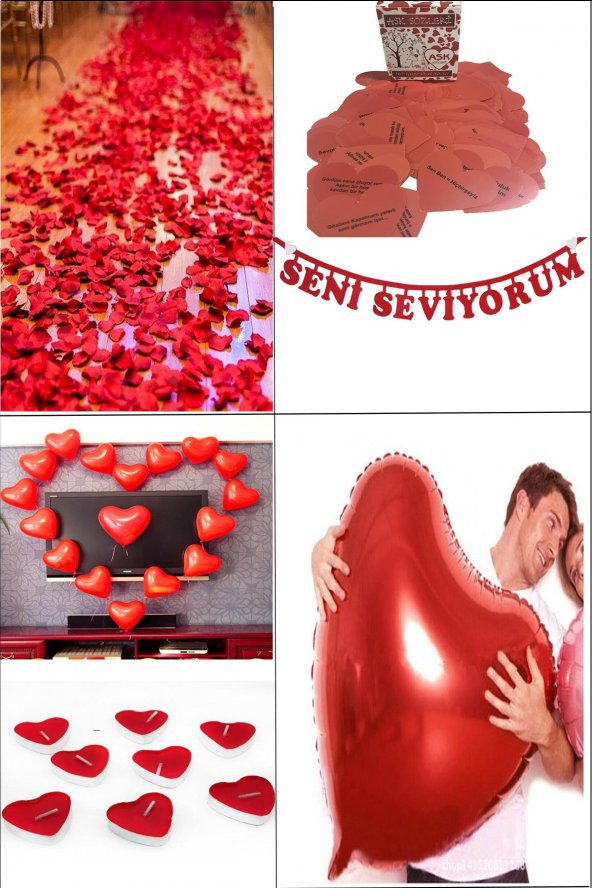 Evlenme Teklifi Süsleme Dekorasyon Paketi - 9