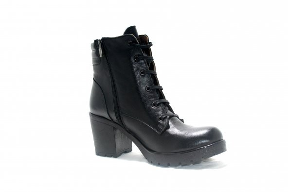 Belox 3016 Siyah Deri Casual Bayan Bot