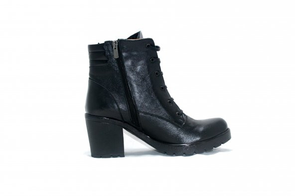 Belox 3016 Siyah Deri Casual Bayan Bot - 2