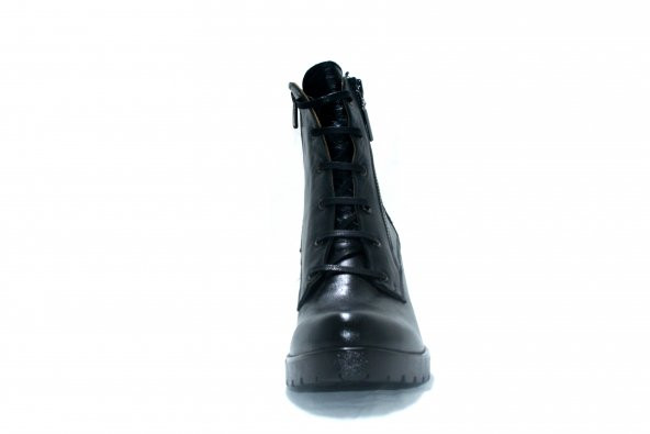 Belox 3016 Siyah Deri Casual Bayan Bot - 4