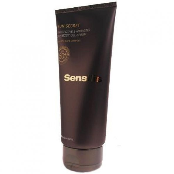 Sensilis Sun Secret Protective Anti Aging Body Gel Cream Spf50 200 ml