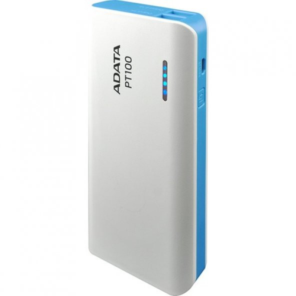 ADATA PT100 BEYAZ POWERBANK 10000 MAH