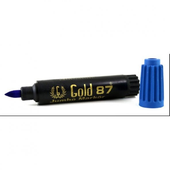 Gold Dev Permanent Marker Mavi 3 Lü Paket