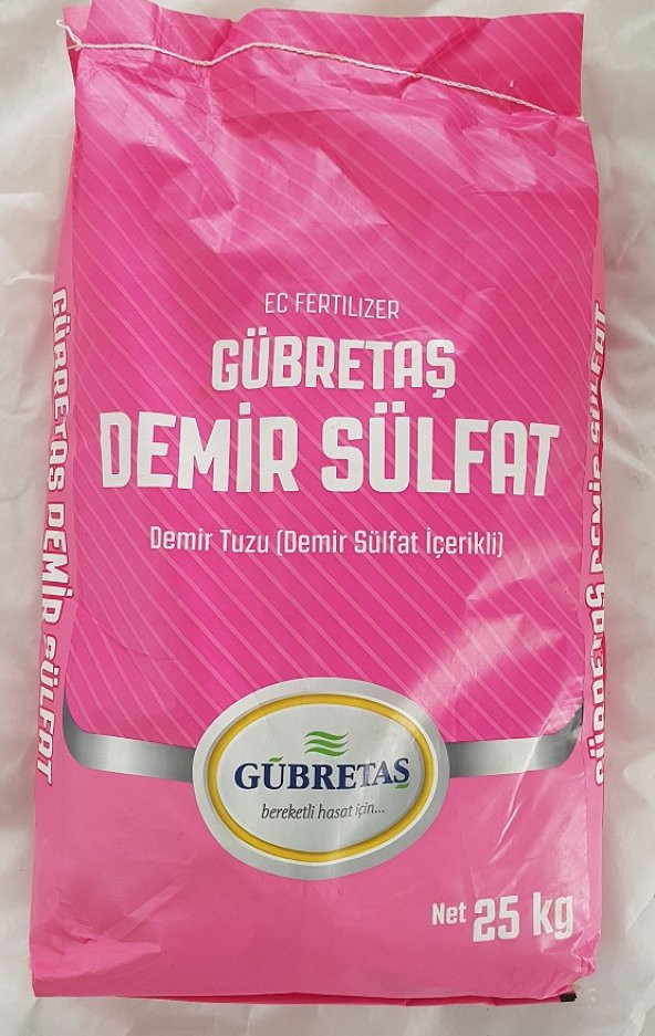 Demir Gubresi 25 Kg Toz Demir Gübresi Gübretaş Toz Demir Gübresi Demir Sülfat %19 Demir - 2