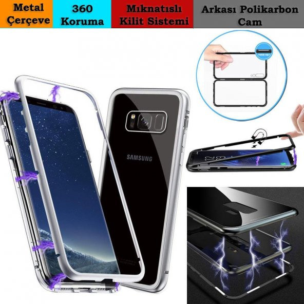 Samsung Galaxy A7-A9 2018-S7-S8-S9-Edge-Plus-Note 8-9 Kılıf 360 - 2