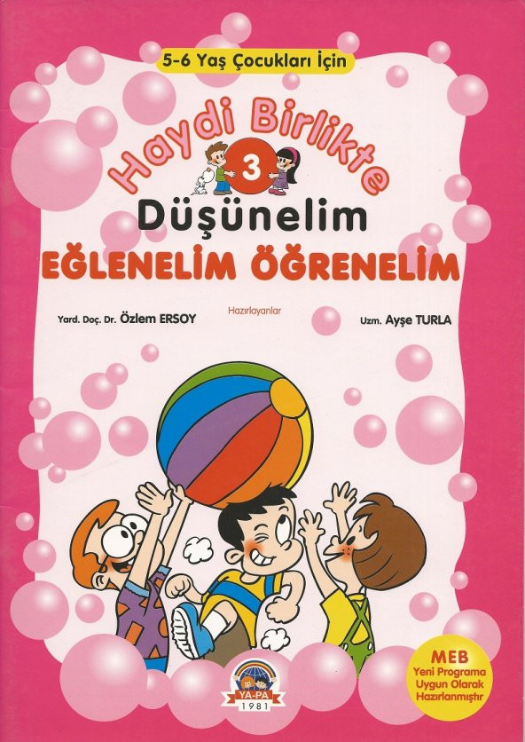 YA-PA Haydi Birlikte Düşünelim Eğlenelim Öğrenelim Seti 5-6 Yaş İçin - 5