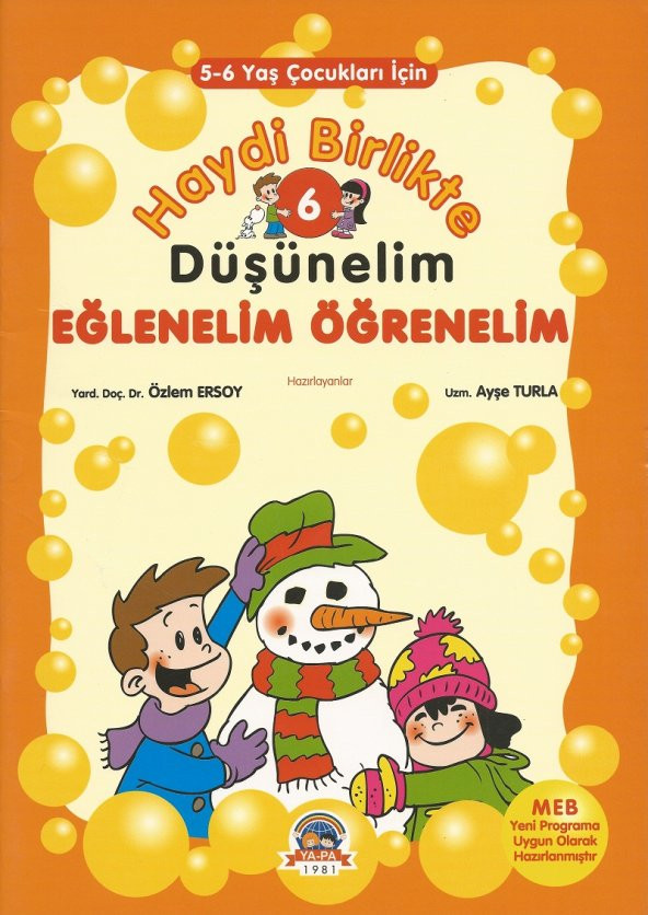 YA-PA Haydi Birlikte Düşünelim Eğlenelim Öğrenelim Seti 5-6 Yaş İçin - 8