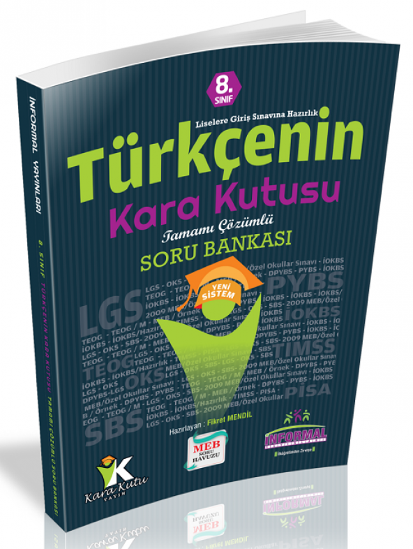 İnformal Yayınları 8. Sınıf LGS Türkçenin Kara Kutusu Soru Bankas
