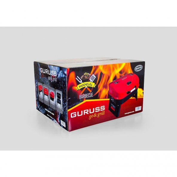 Guruss Go Grill Barbekü Mangal Siyah - 3